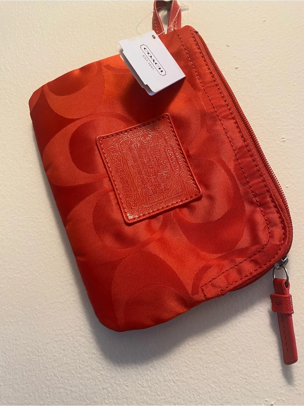 Coach “Getaway” Collection Nylon Packable Travel Signature Tote & Match.Wristlet